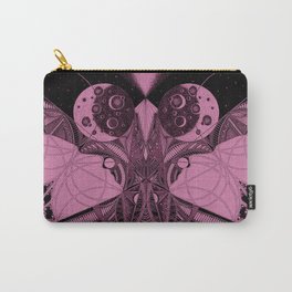 Panspermia Carry-All Pouch | Lunareclipse, Life, Ufo, Psychedelic, Aliens, Pink, Stippling, Ink Pen, Science, Panspermia 
