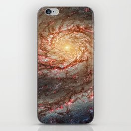 The Whirlpool Galaxy iPhone Skin