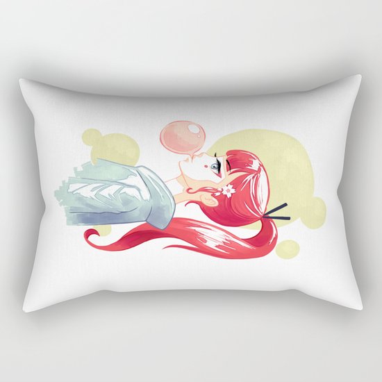 Bubblegum Rectangular Pillow