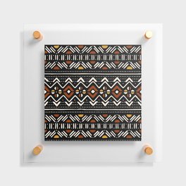 Tribal pattern african mud cloth Bogolan Print Floating Acrylic Print