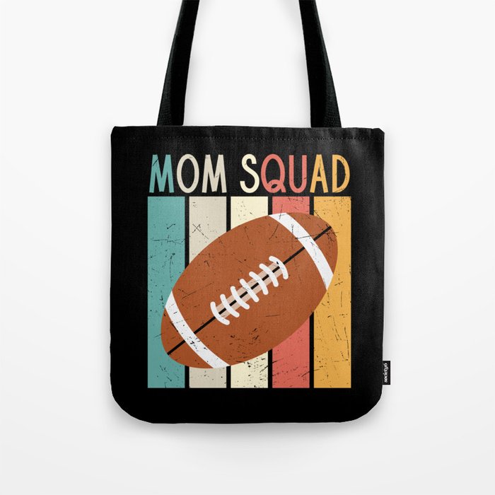 Football Mom Squad Tote Bag