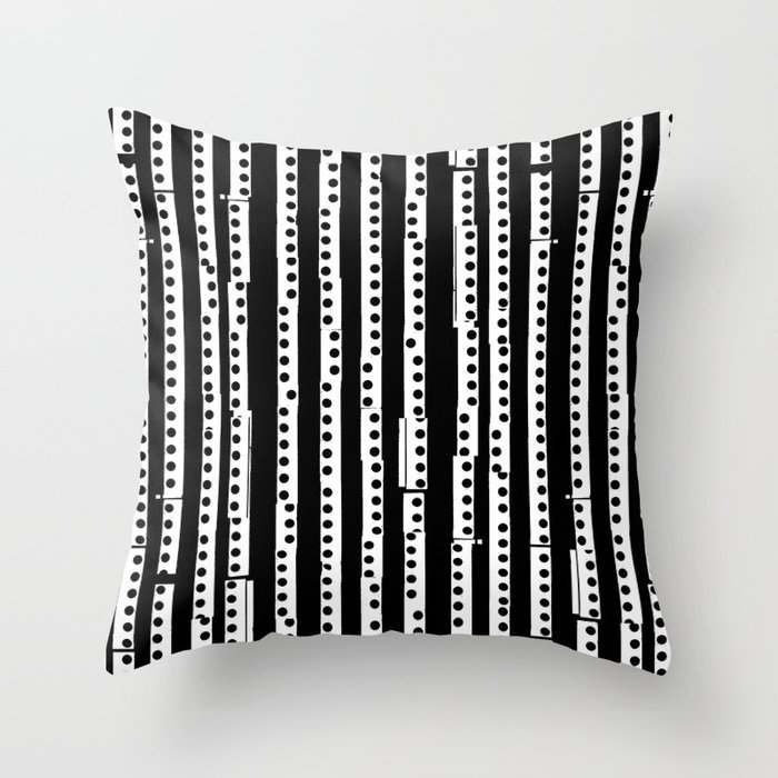perforated sketchpad Throw Pillow