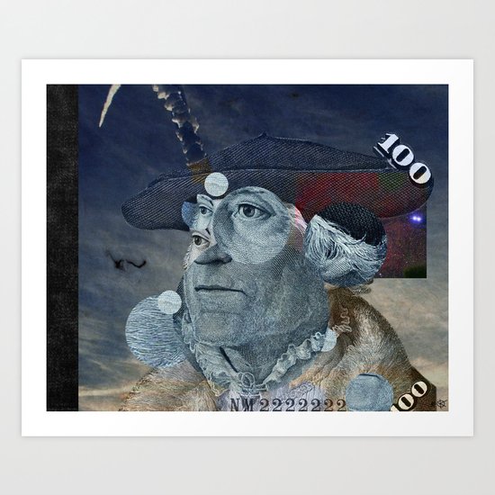 100 DM Collage Art Print