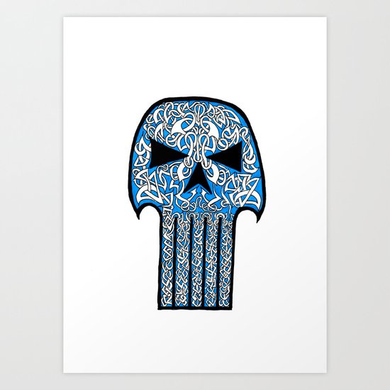 Celtic Punisher Art Print