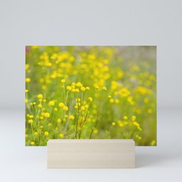 Yellow Flower Field Mini Art Print