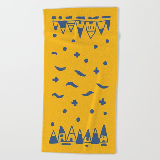 Pattern v7 Beach Towel