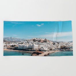 Leads to You | Naxos, Greece Beach Towel