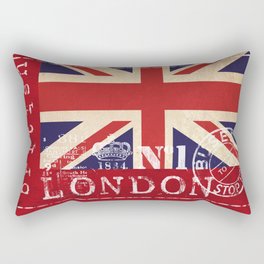 Union Jack Great Britain Flag Rectangular Pillow