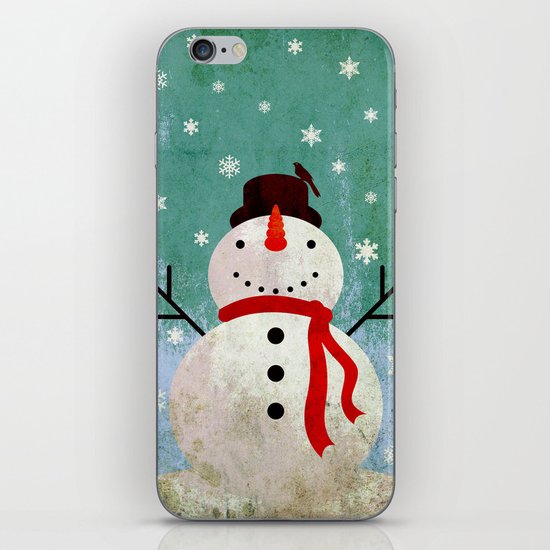 snowpy christmas iPhone & iPod Skin
