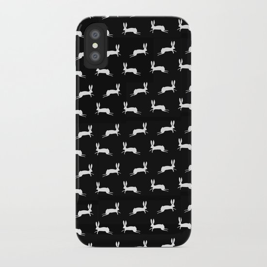 Black Bunny iPhone Case