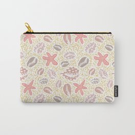 Cowrie Shells & Starfish Pattern Carry-All Pouch