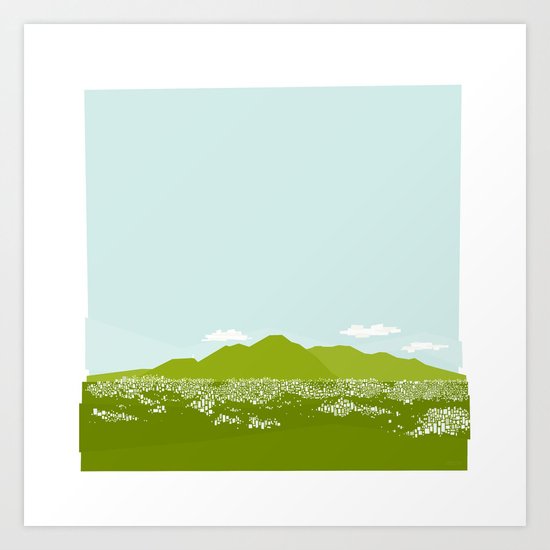 Caracas City by Friztin Art Print