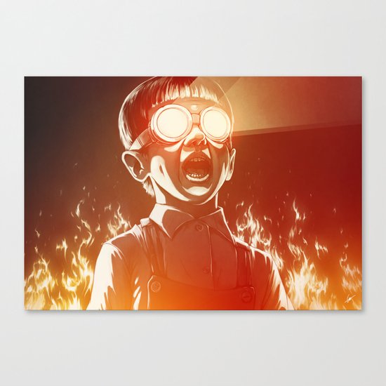 FIREEE! Canvas Print