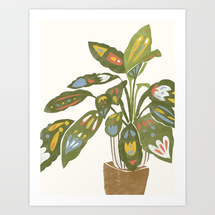 Scandinavian Plant Art Print