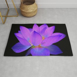 Glowing Water Lily  Rug