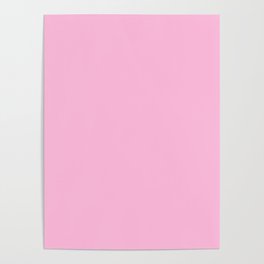 Monochrom Pink 255-187-221 Poster