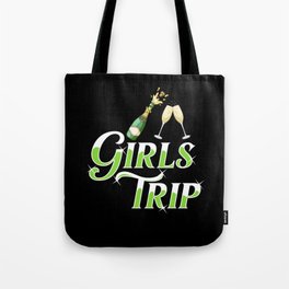 Girls Trip Weekend Las Vegas Wine Glasses Tote Bag