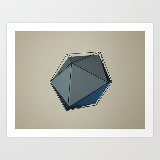 Isometric Art Print