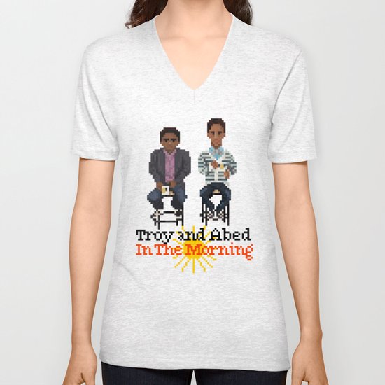 Troy And Abed In the Morning Unisex V-Neck