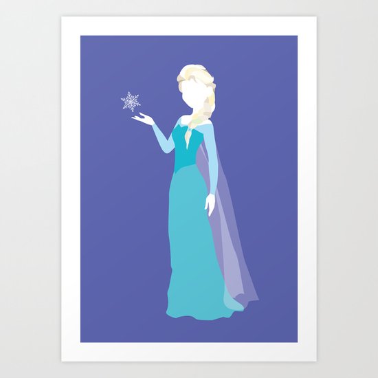Elsa from Frozen Art Print