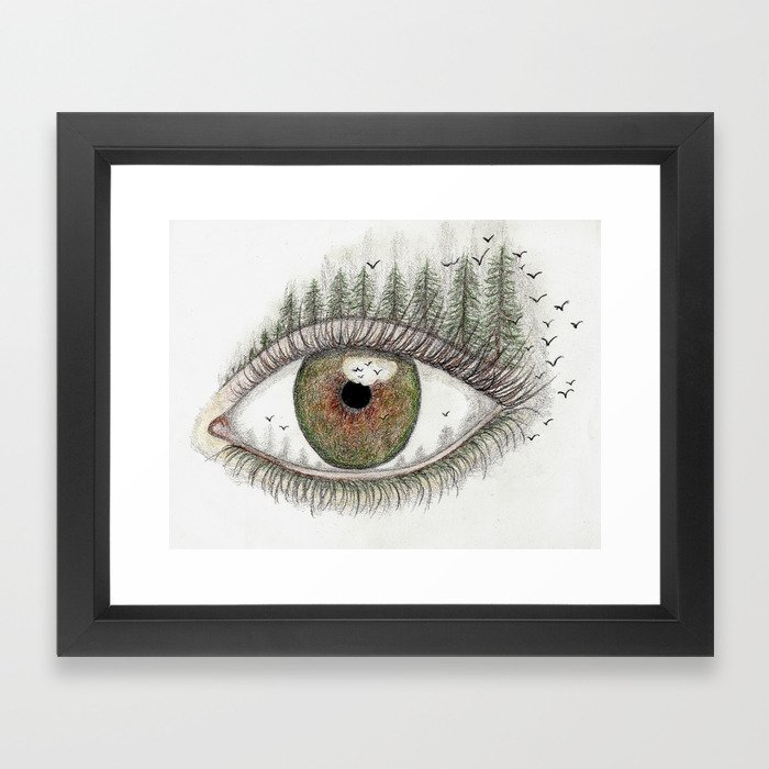 Tree Eye Framed Art Print