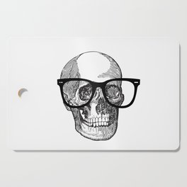 I die hipster - skull Cutting Board