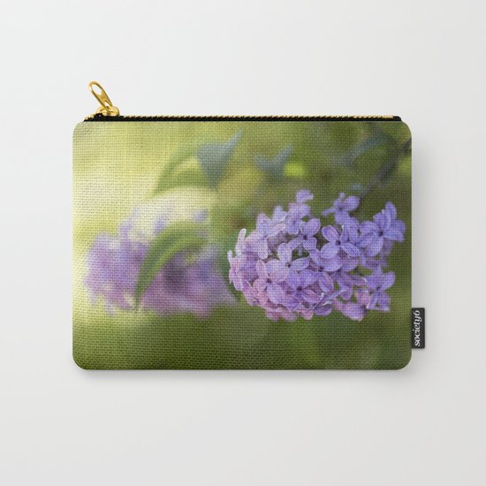Lilac syringa in LOVE - Spring Tree Flower photography Carry-All Pouch