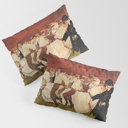 Dance to the violin vintage painting Pillow Sham
