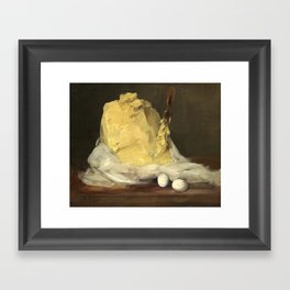 Mound of Butter by Antoine Vollon, 1875 Framed Art Print