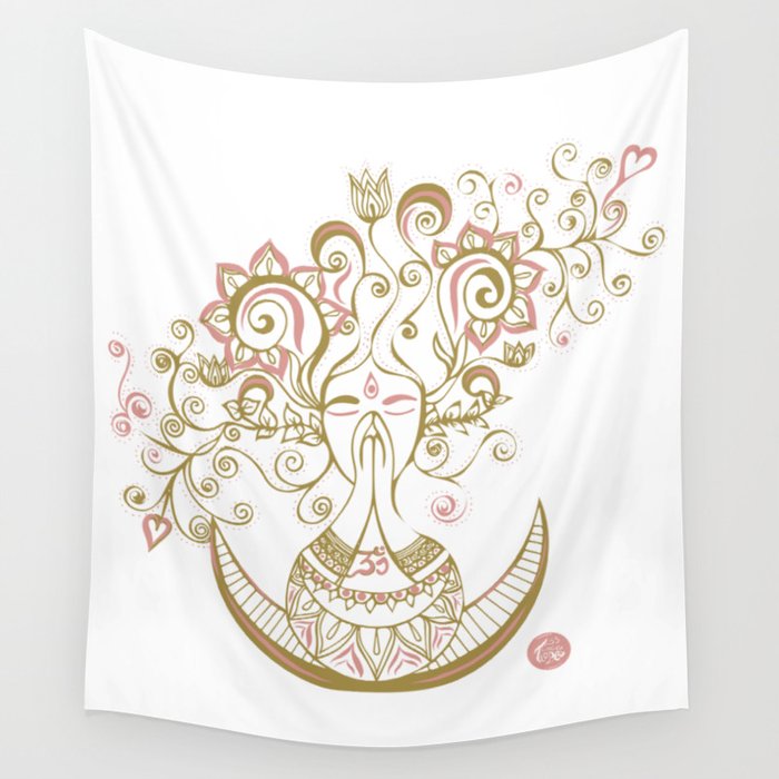 Namaste Wall Tapestry