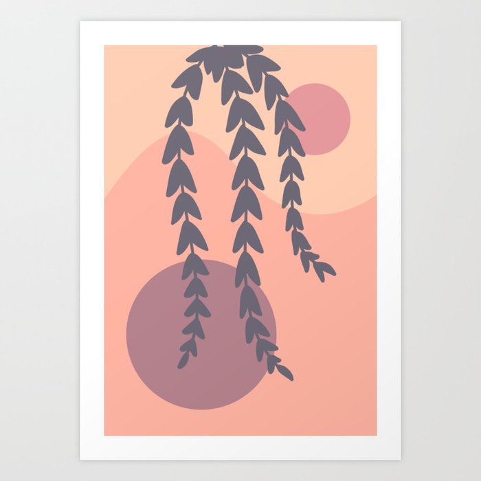 string of tears at sunset Art Print