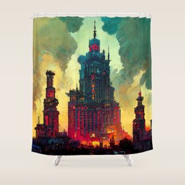 World of Tomorrow Shower Curtain