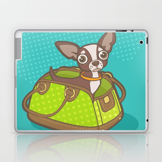  Cute Dog Bag  Laptop & iPad Skin
