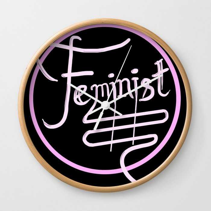 Feminist Wall Clock