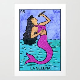 LA SELENA Art Print