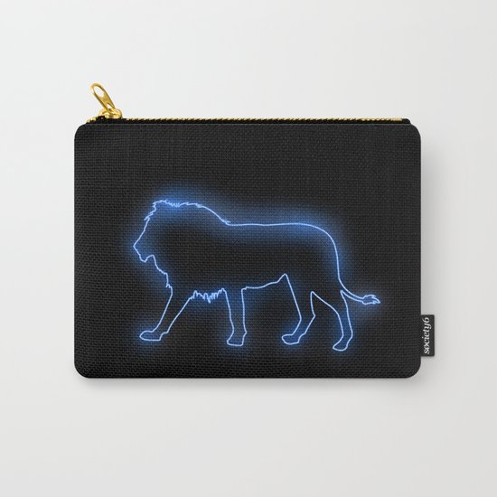 Blue Lion (Neon) Carry-All Pouch