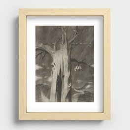 Dead tree Recessed Framed Print