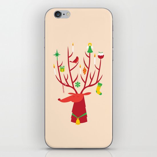 Reindeer iPhone & iPod Skin