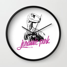 Jurassic Park Est. 1993 Wall Clock