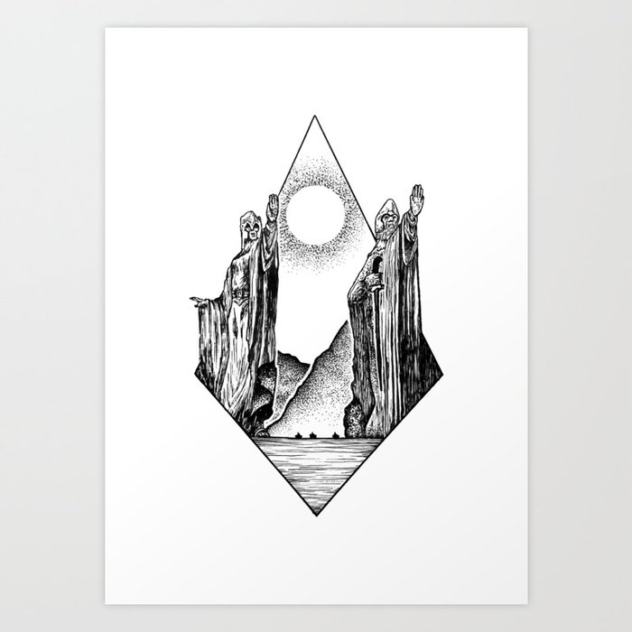 The Pillars of Kings Art Print