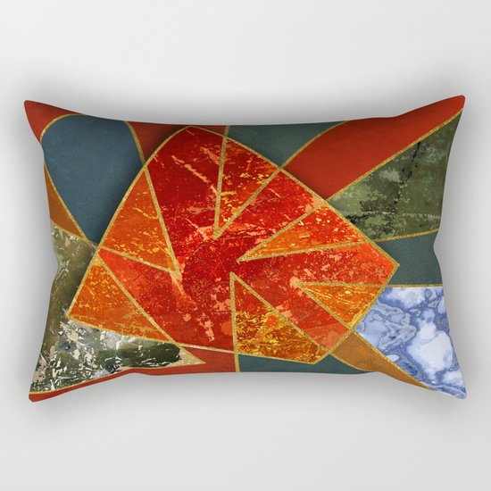 Abstract #330 Rectangular Pillow