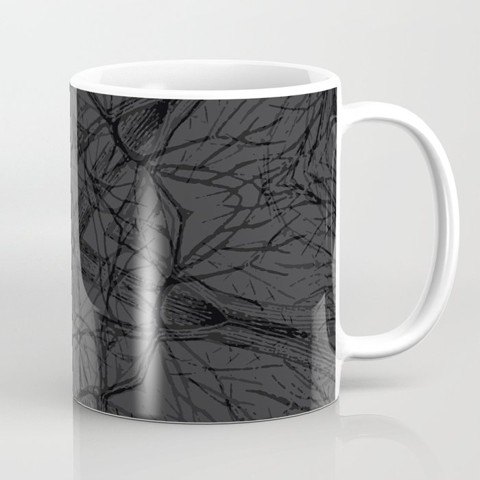 Mysterious trees - grey Coffee Mug
