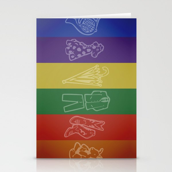 How I Met Your Colors Stationery Cards