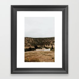 "Somewhere in the middle of nowhere" | Spain travel photography Framed Art Print