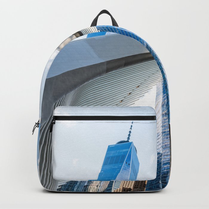 One World Trade Center and Oculus in New York Backpack by Solar Designs |  Society6