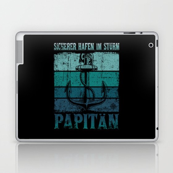 Papitän Captain Papa German Laptop & iPad Skin