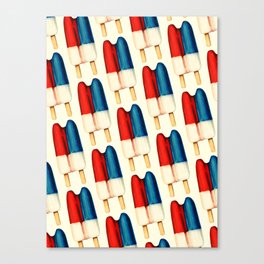 Popsicle Pattern - Double Canvas Print