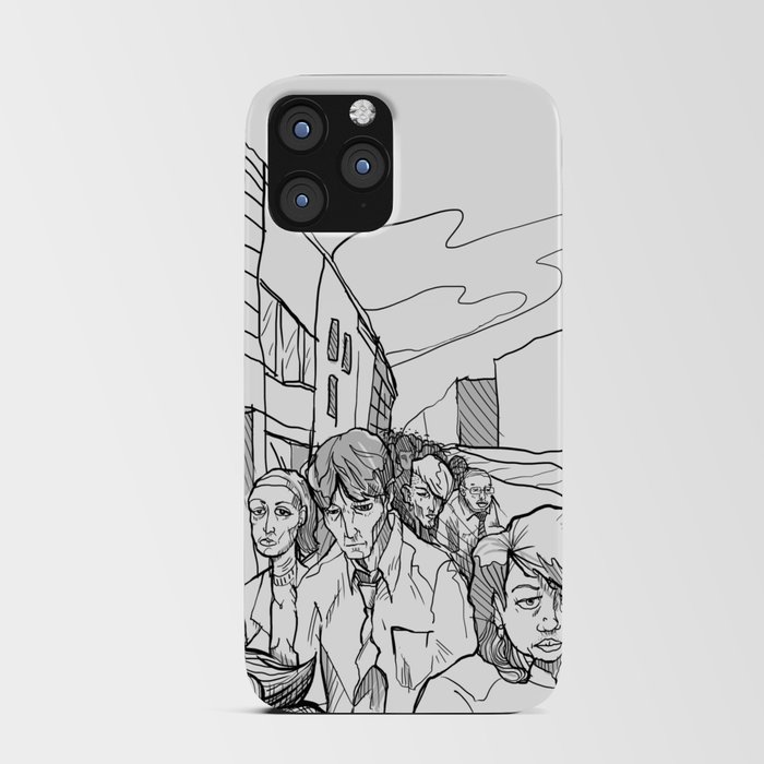 Working Class in Middling City iPhone Card Case
