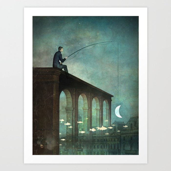 Discover the motif THE RIVER by Christian Schloe as a print at TOPPOSTER