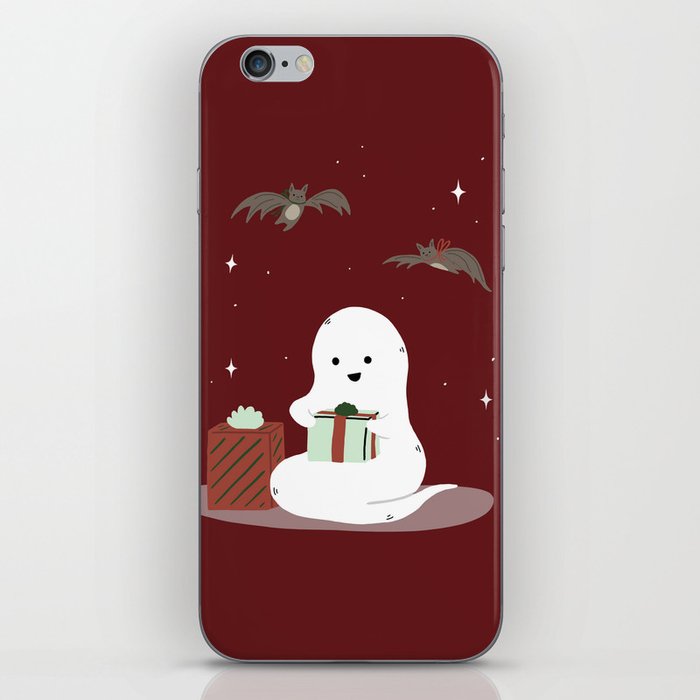 Haunted Christmas Holiday Ghost  iPhone Skin